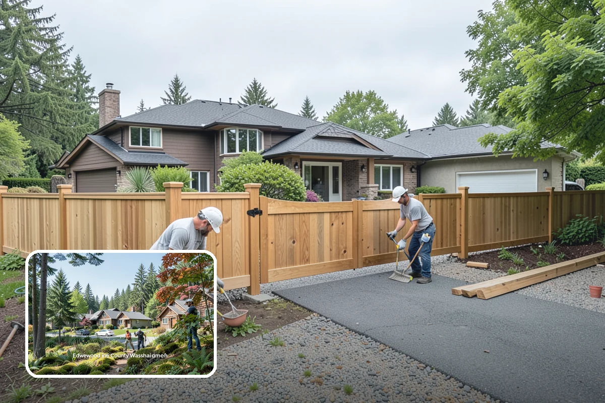 Privacy Fence Installation in Edgewood, Pierce County, WA - Complete visual privacy for your yard