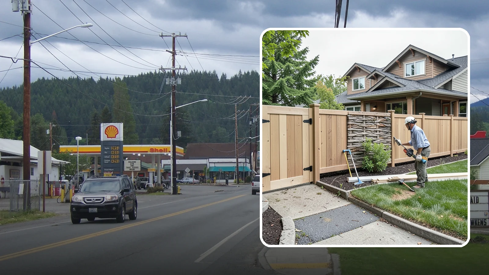 Privacy Fence Installation in Granite Falls, Snohomish County, WA - A full-height privacy fence that blocks sightlines and buffers noise around your outdoor space.
