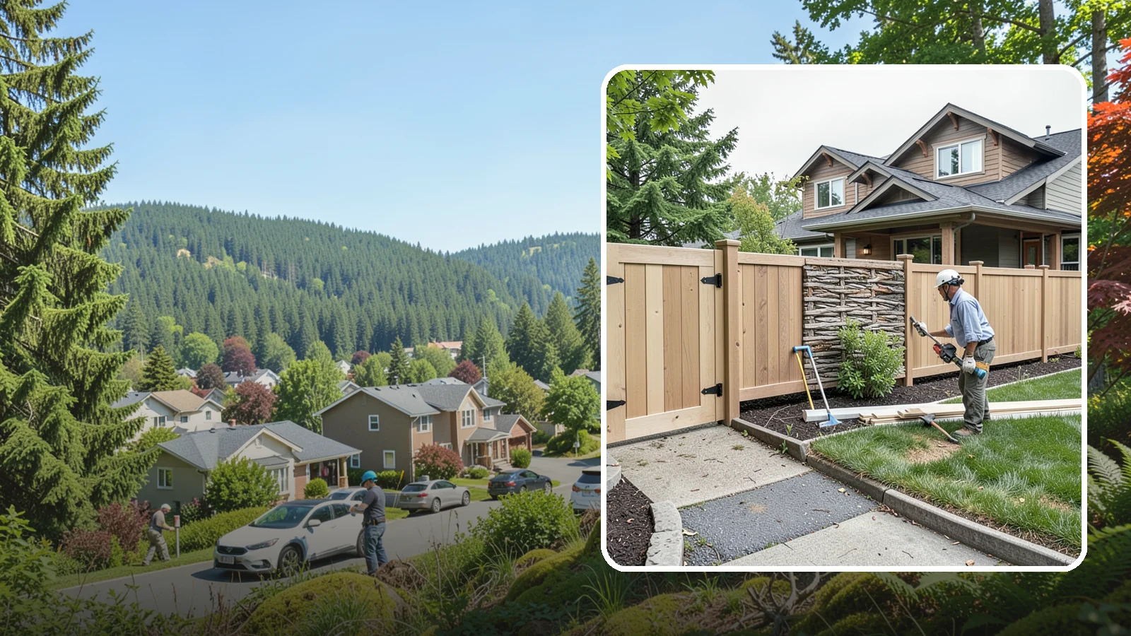 Privacy Fence Installation in Index, Snohomish County, WA - A full-height privacy fence that blocks sightlines and buffers noise around your outdoor space.