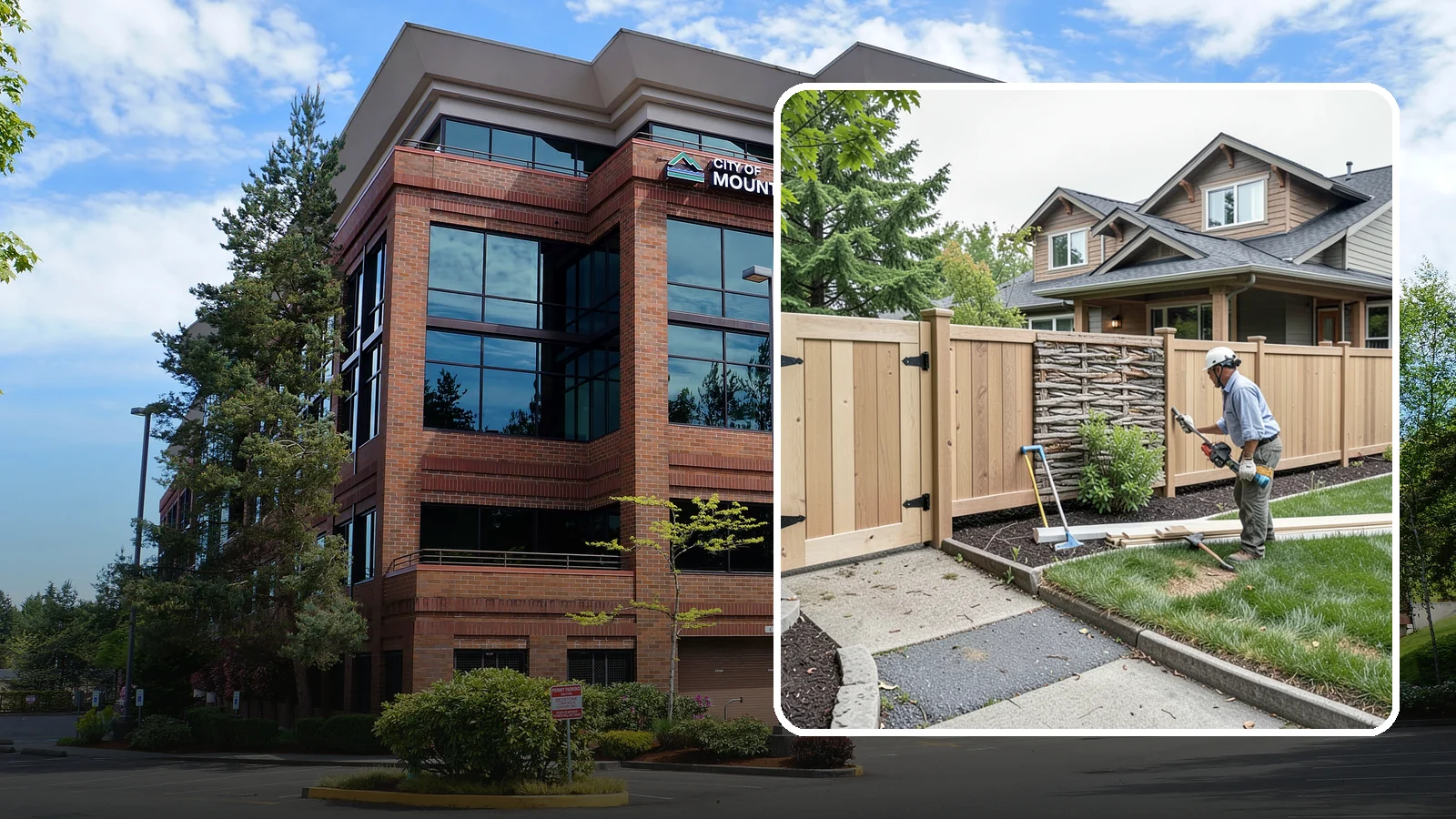 Privacy Fence Installation in Mountlake Terrace, Snohomish County, WA - A full-height privacy fence that blocks sightlines and buffers noise around your outdoor space.