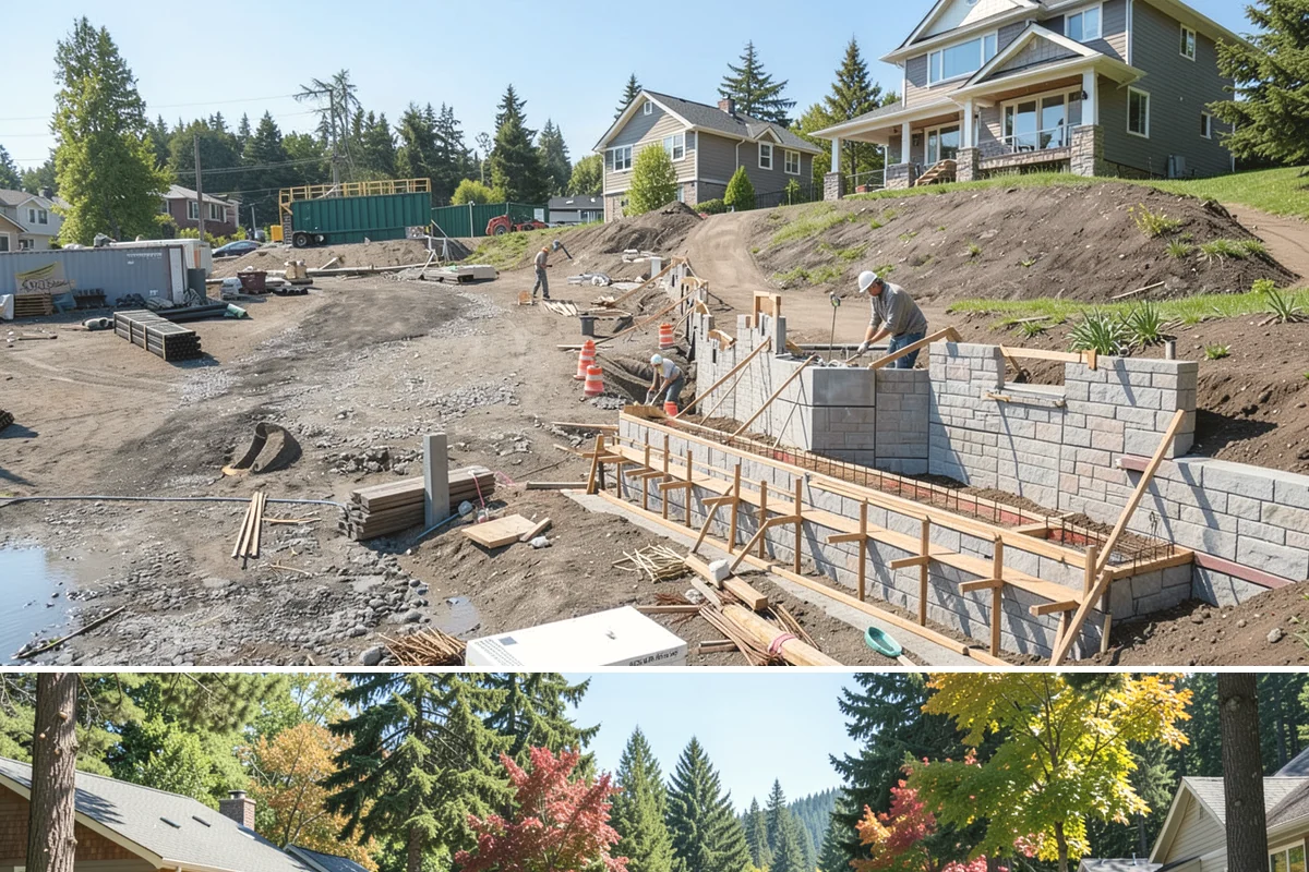 Privacy Fence Installation in Orting, Pierce County, WA - Summer installation lets tall-panel footings cure before winter wind and rain arrive.