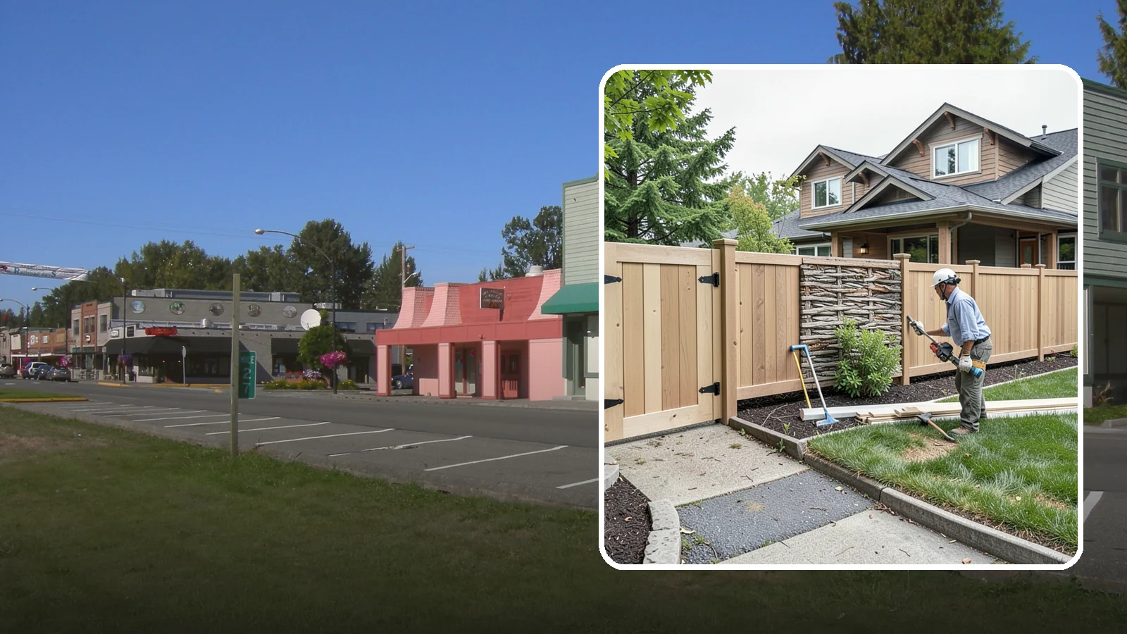 Privacy Fence Installation in Snoqualmie, King County, WA - A full-height privacy fence that blocks sightlines and buffers noise around your outdoor space.