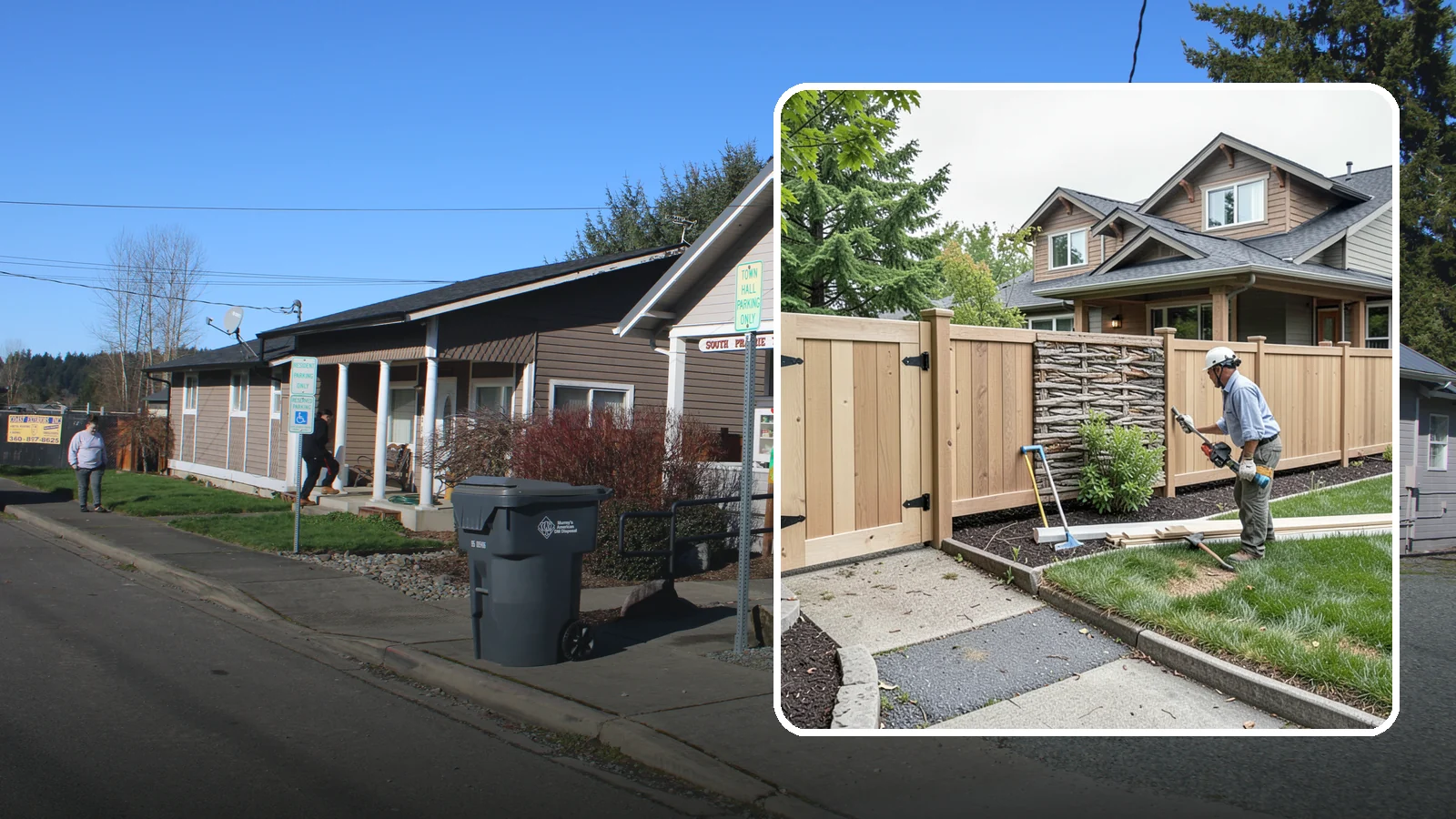 Privacy Fence Installation in South Prairie, Pierce County, WA - A full-height privacy fence that blocks sightlines and buffers noise around your outdoor space.