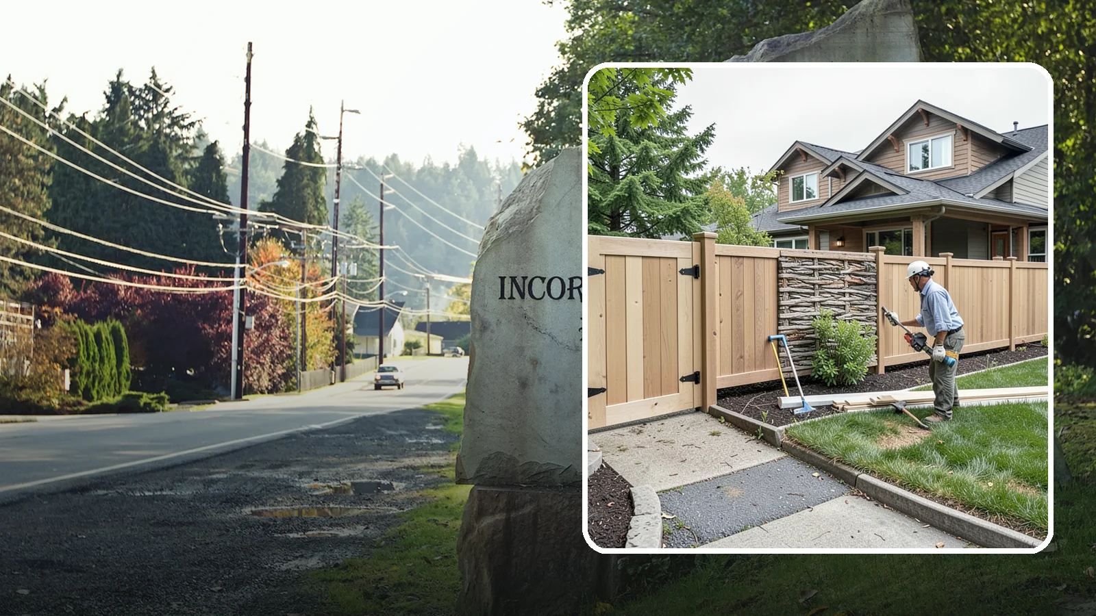 Privacy Fence Installation in Wilkeson, Pierce County, WA - A full-height privacy fence that blocks sightlines and buffers noise around your outdoor space.