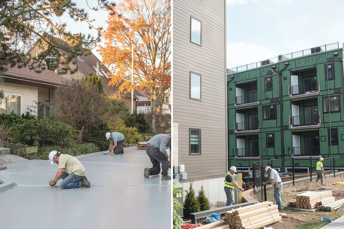 Privacy Screen Installation in Beaux Arts Village, King County, WA - Identify the areas to screen and confirm property lines