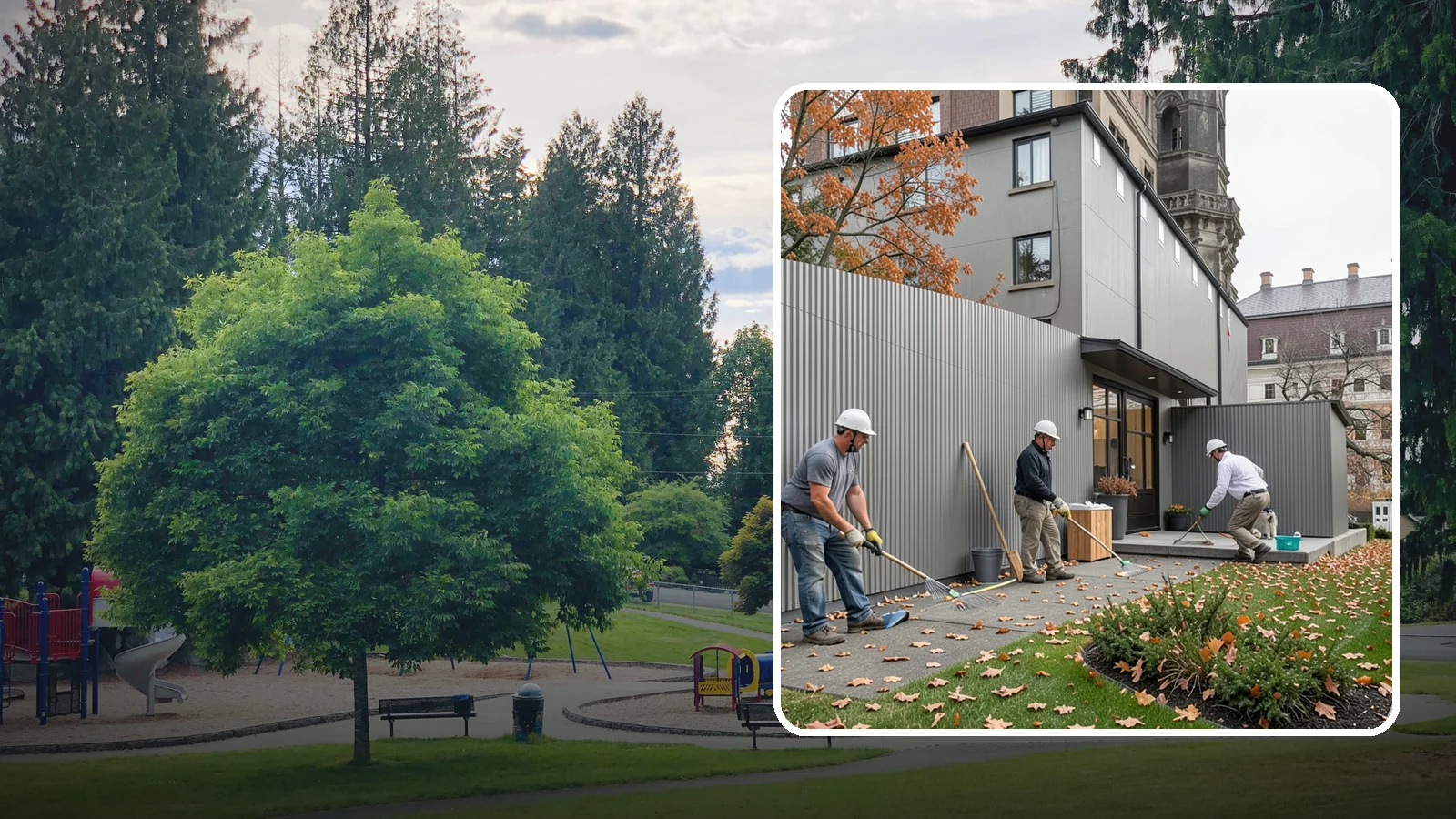 Privacy Screen Installation in Bonney Lake, Pierce County, WA - An attractive privacy screen that shields patios, hot tubs, or property lines from view while adding backyard style.