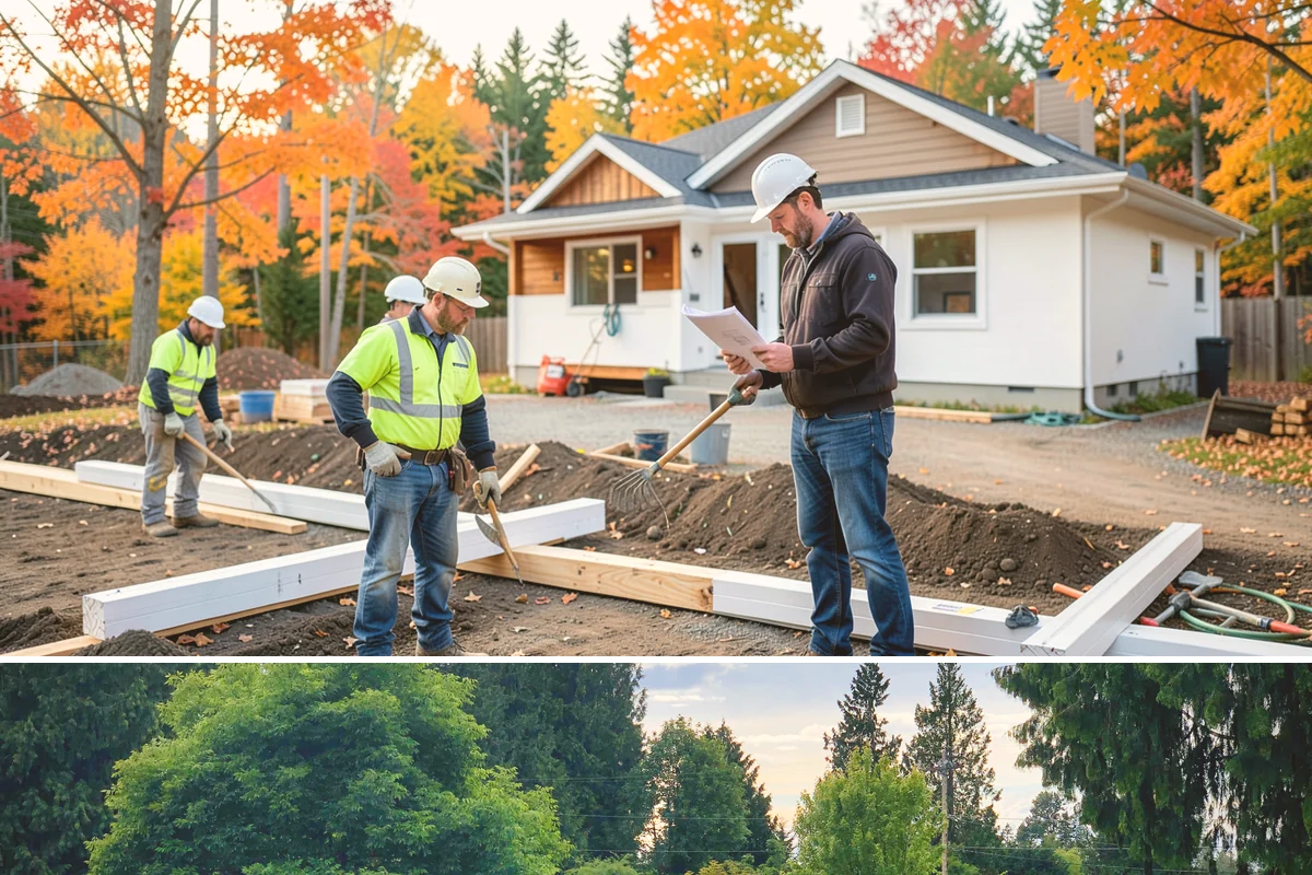 Privacy Screen Installation in Bonney Lake, Pierce County, WA - Dry-season installation lets footings cure and finishes bond before winter dampness.