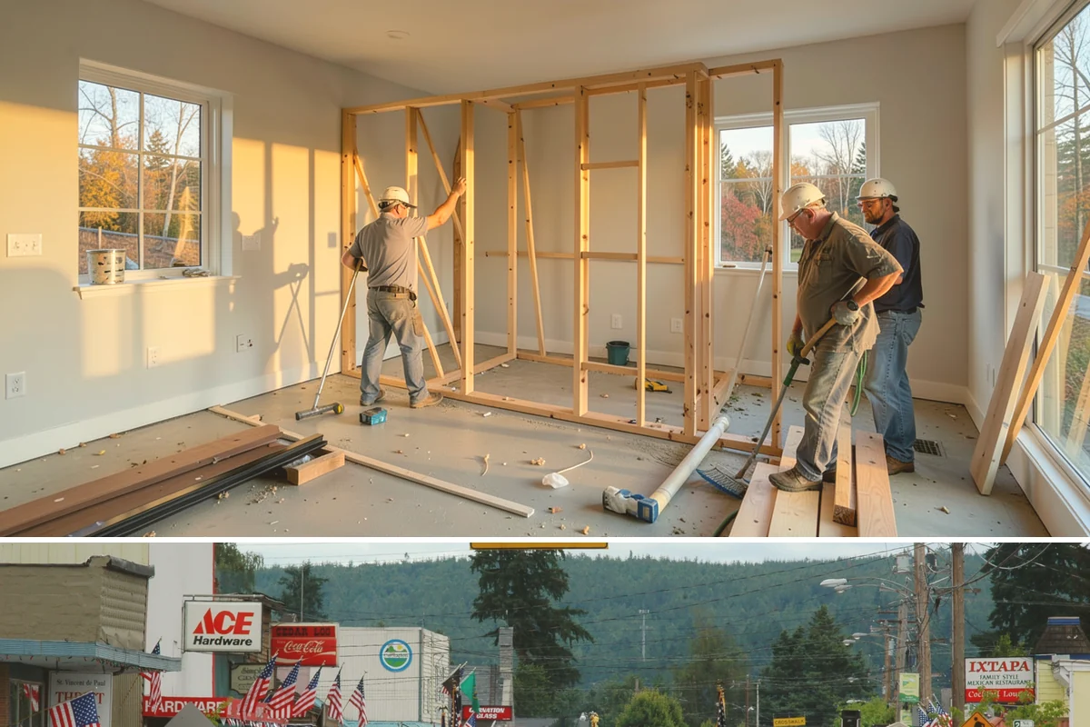 Privacy Screen Installation in Carnation, King County, WA - Dry-season installation lets footings cure and finishes bond before winter dampness.