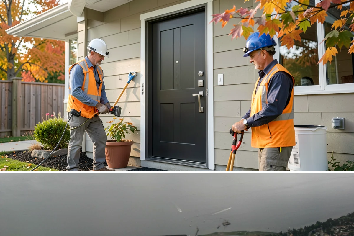 Privacy Screen Installation in Des Moines, King County, WA - Dry-season installation lets footings cure and finishes bond before winter dampness.