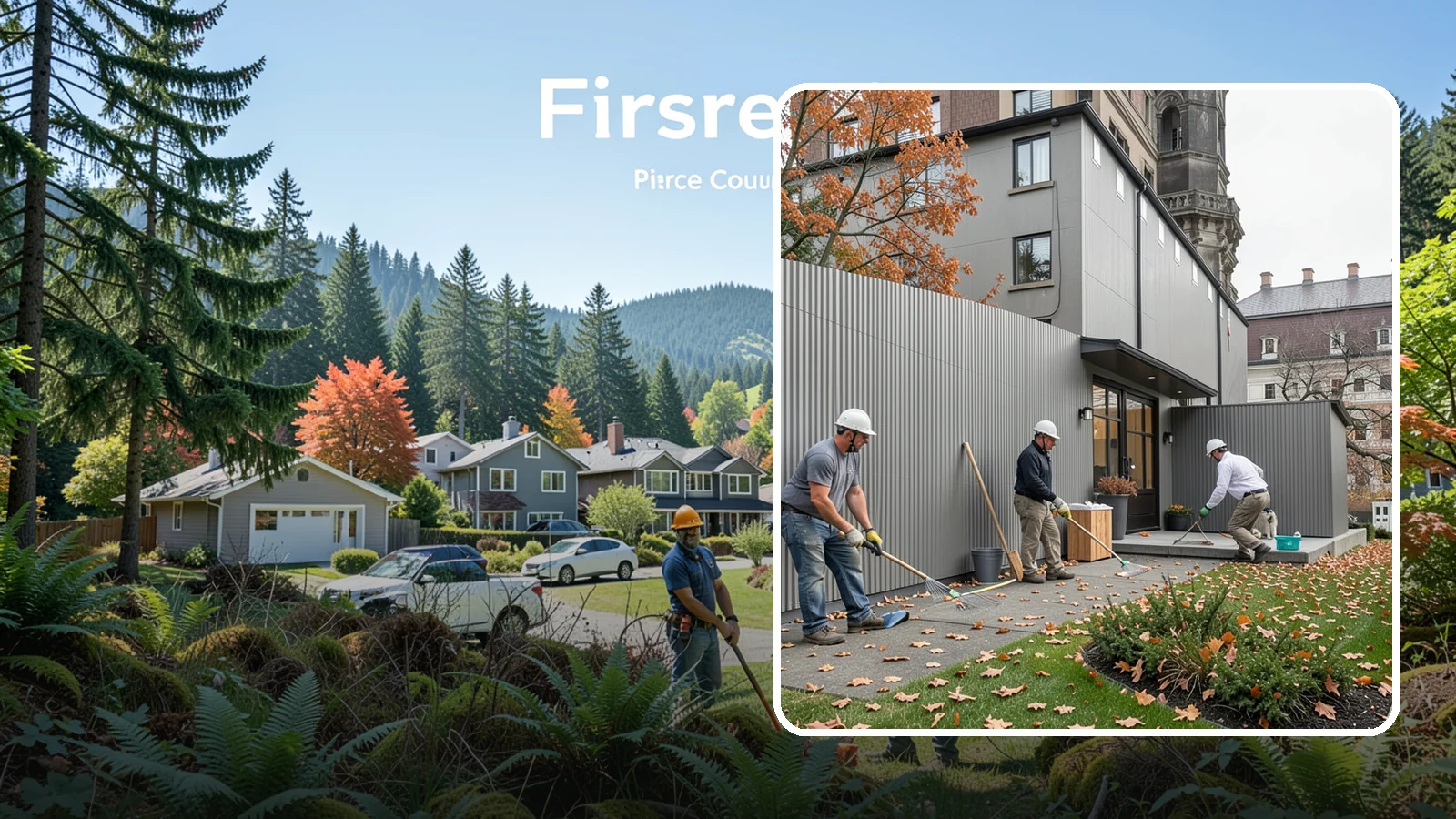 Privacy Screen Installation in Fircrest, Pierce County, WA - An attractive privacy screen that shields patios, hot tubs, or property lines from view while adding backyard style.