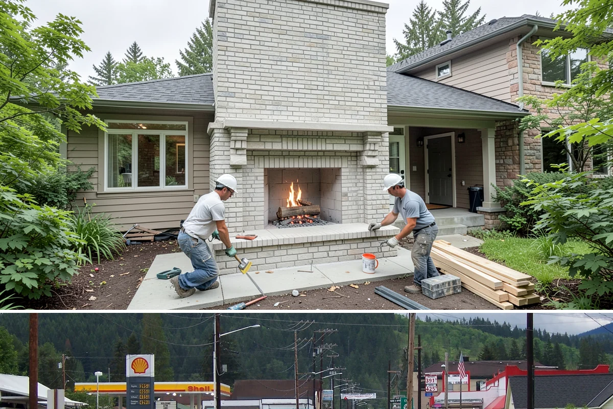 Privacy Screen Installation in Granite Falls, Snohomish County, WA - Dry-season installation lets footings cure and finishes bond before winter dampness.