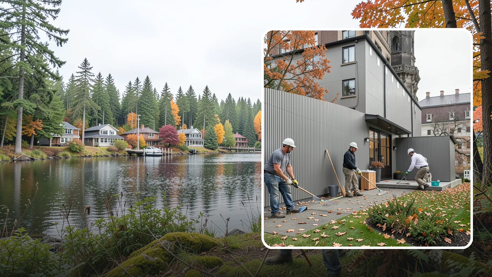 Privacy Screen Installation in La Conner, Skagit County, WA - An attractive privacy screen that shields patios, hot tubs, or property lines from view while adding backyard style.