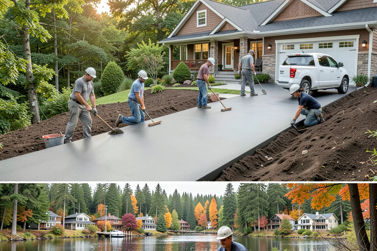 Privacy Screen Installation in La Conner, Skagit County, WA - Dry-season installation lets footings cure and finishes bond before winter dampness.