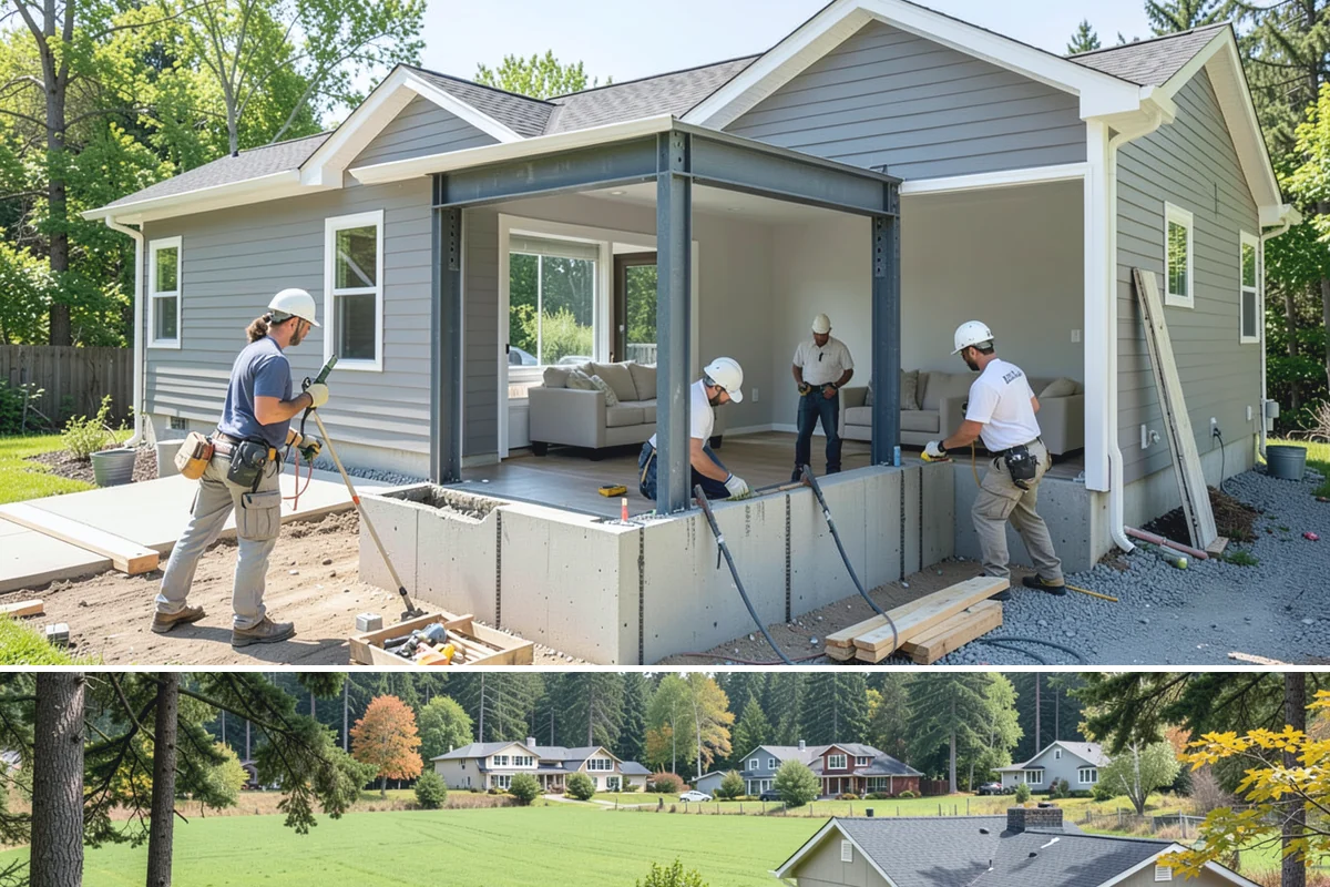 Privacy Screen Installation in Lyman, Skagit County, WA - Dry-season installation lets footings cure and finishes bond before winter dampness.