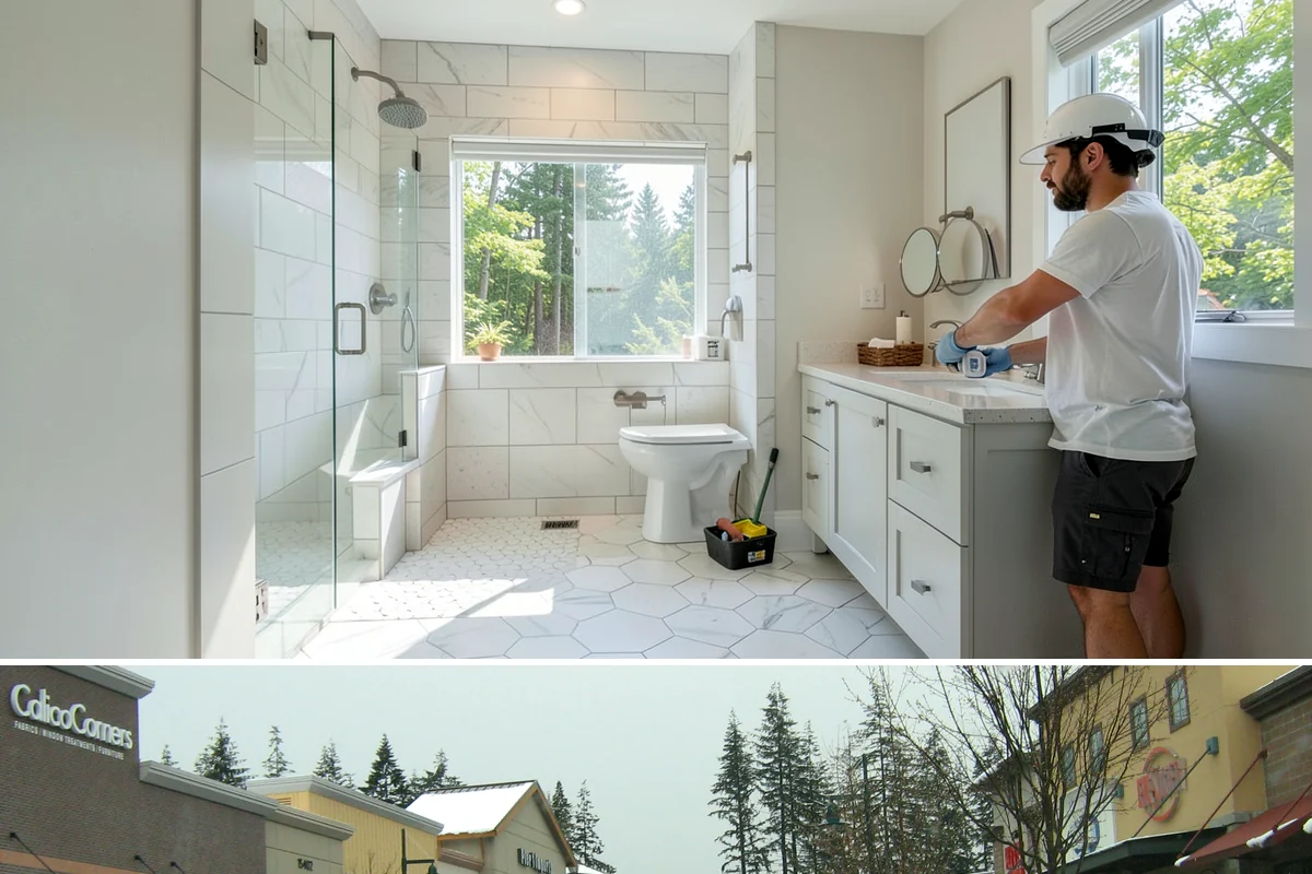 Privacy Screen Installation in Mill Creek, Snohomish County, WA - Dry-season installation lets footings cure and finishes bond before winter dampness.