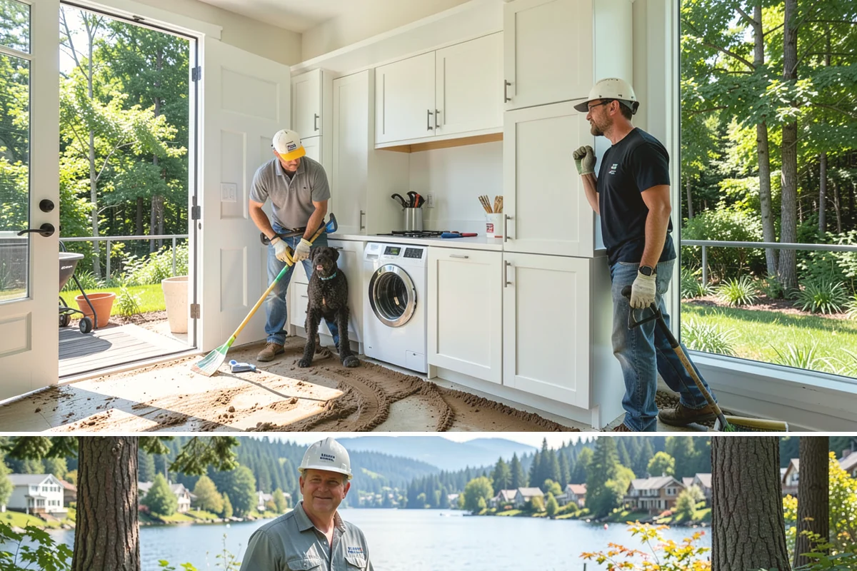 Privacy Screen Installation in Milton, King County, WA - Dry-season installation lets footings cure and finishes bond before winter dampness.