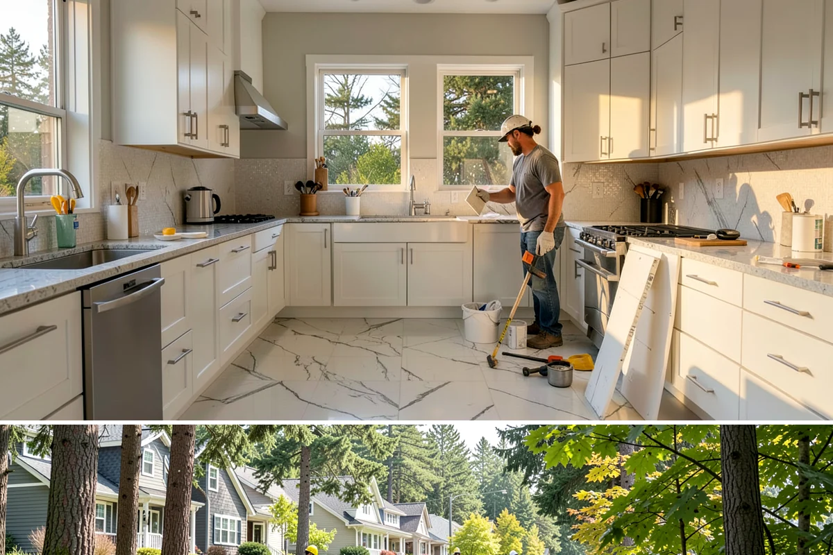 Privacy Screen Installation in Normandy Park, King County, WA - Dry-season installation lets footings cure and finishes bond before winter dampness.