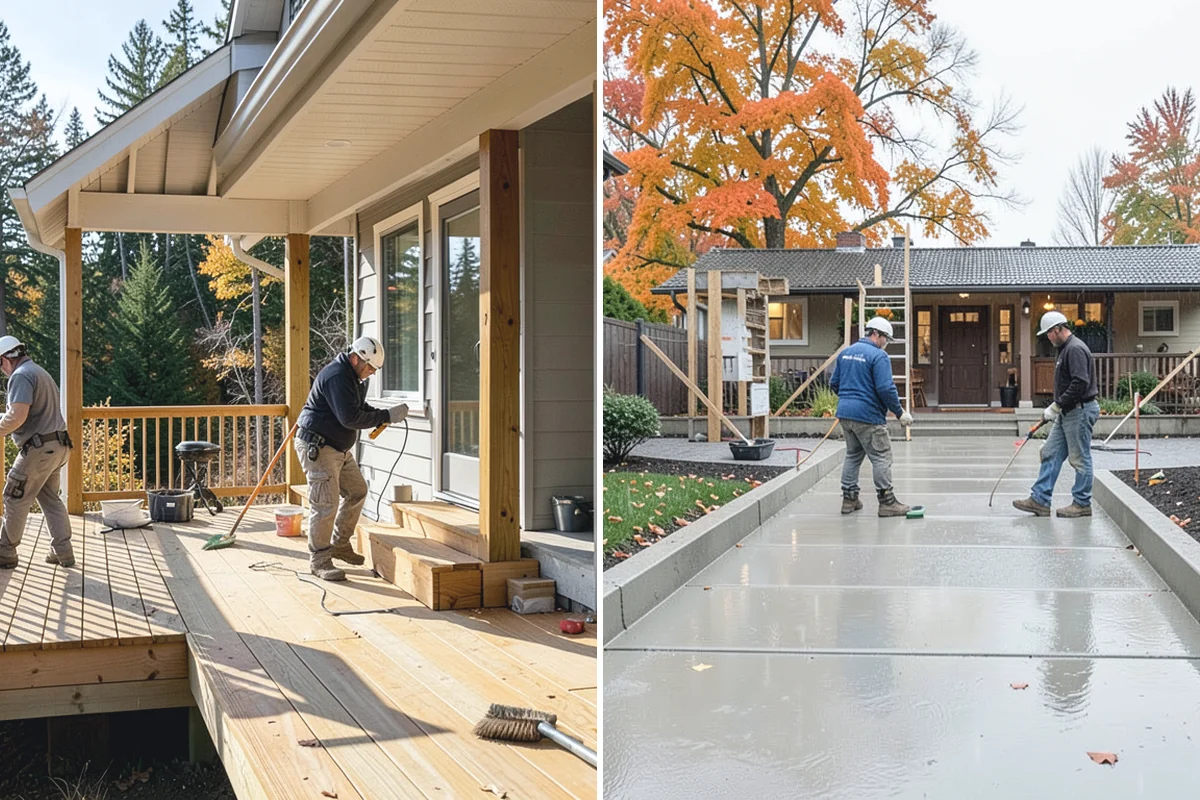 Privacy Screen Installation in Redmond, King County, WA - Identify the areas to screen and confirm property lines