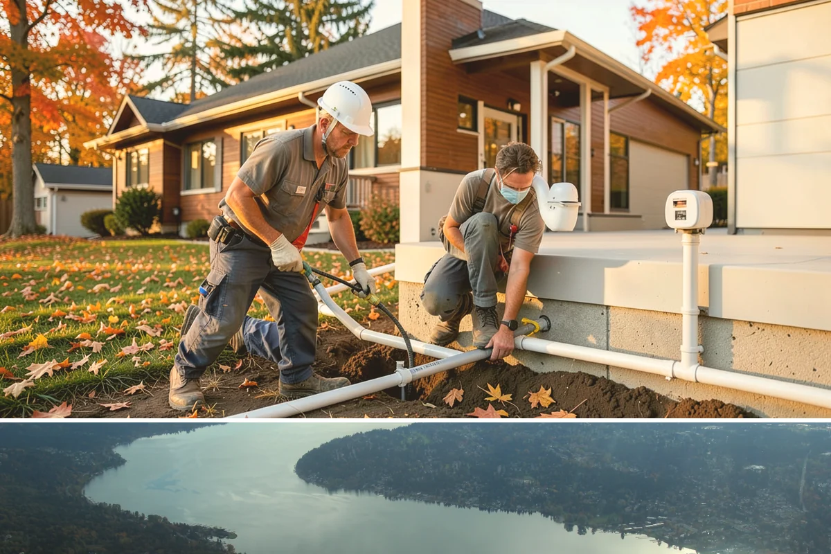 Privacy Screen Installation in Sammamish, King County, WA - Dry-season installation lets footings cure and finishes bond before winter dampness.
