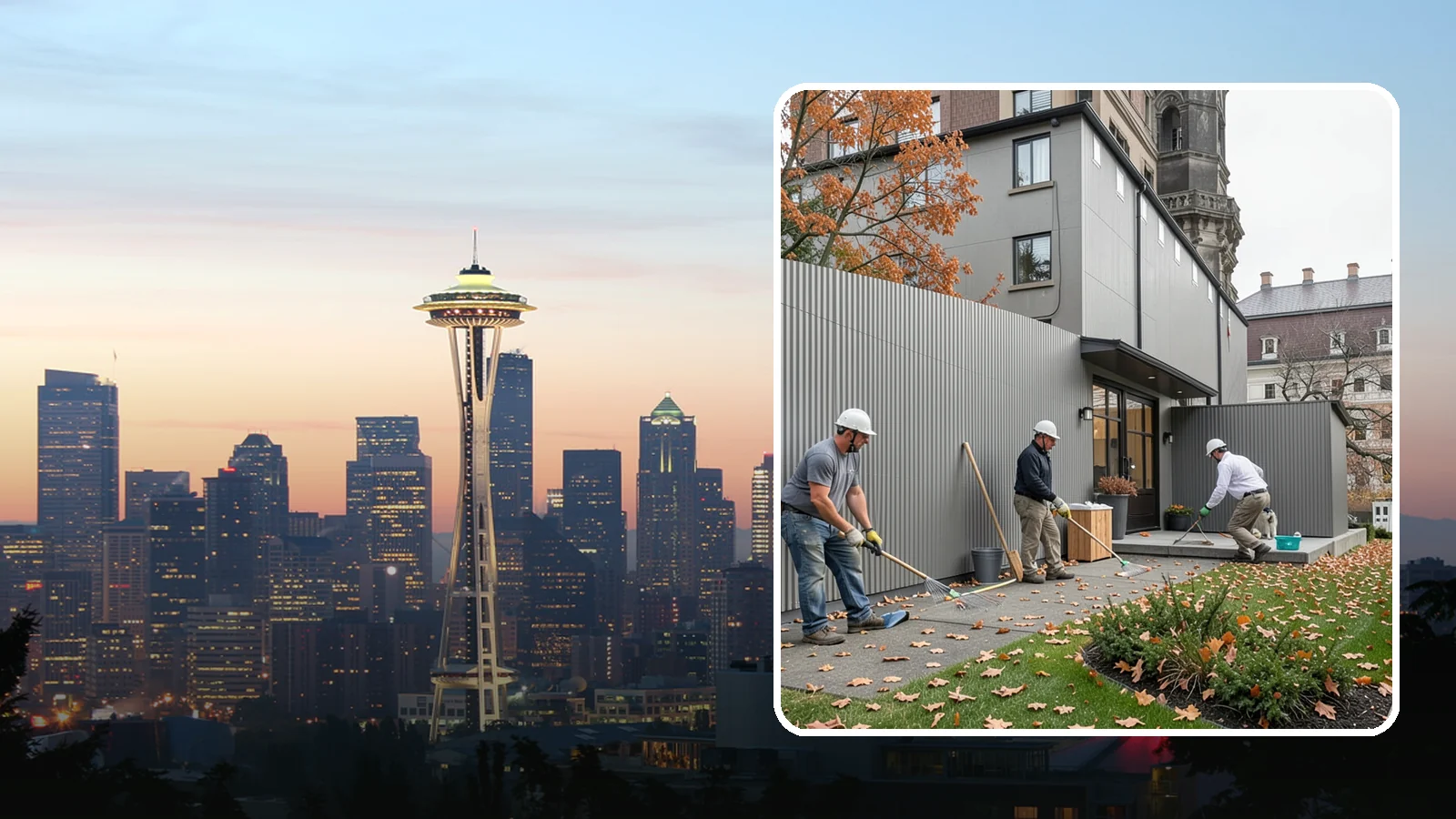 Privacy Screen Installation in Seattle, King County, WA - An attractive privacy screen that shields patios, hot tubs, or property lines from view while adding backyard style.
