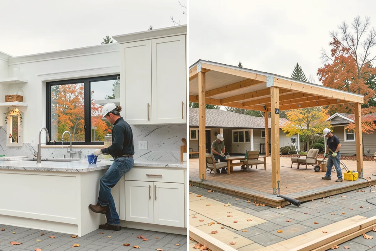 Pull-Out Shelf Installation in Algona, King County, WA - Measure cabinet interiors and openings