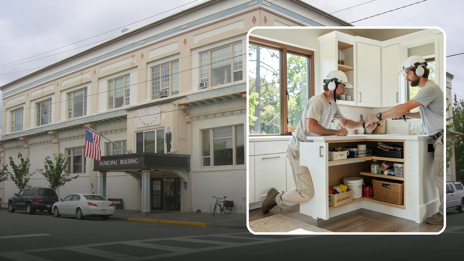 Pull-Out Shelf Installation in Anacortes, Skagit County, WA - Adding roll-out shelves inside existing base cabinets so you can reach items in the back without bending and digging.