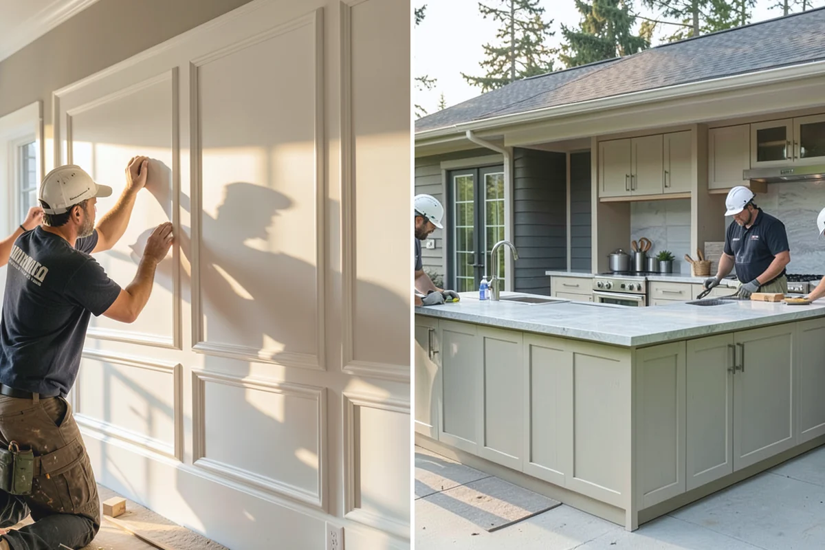 Pull-Out Shelf Installation in Bonney Lake, Pierce County, WA - Measure cabinet interiors and openings