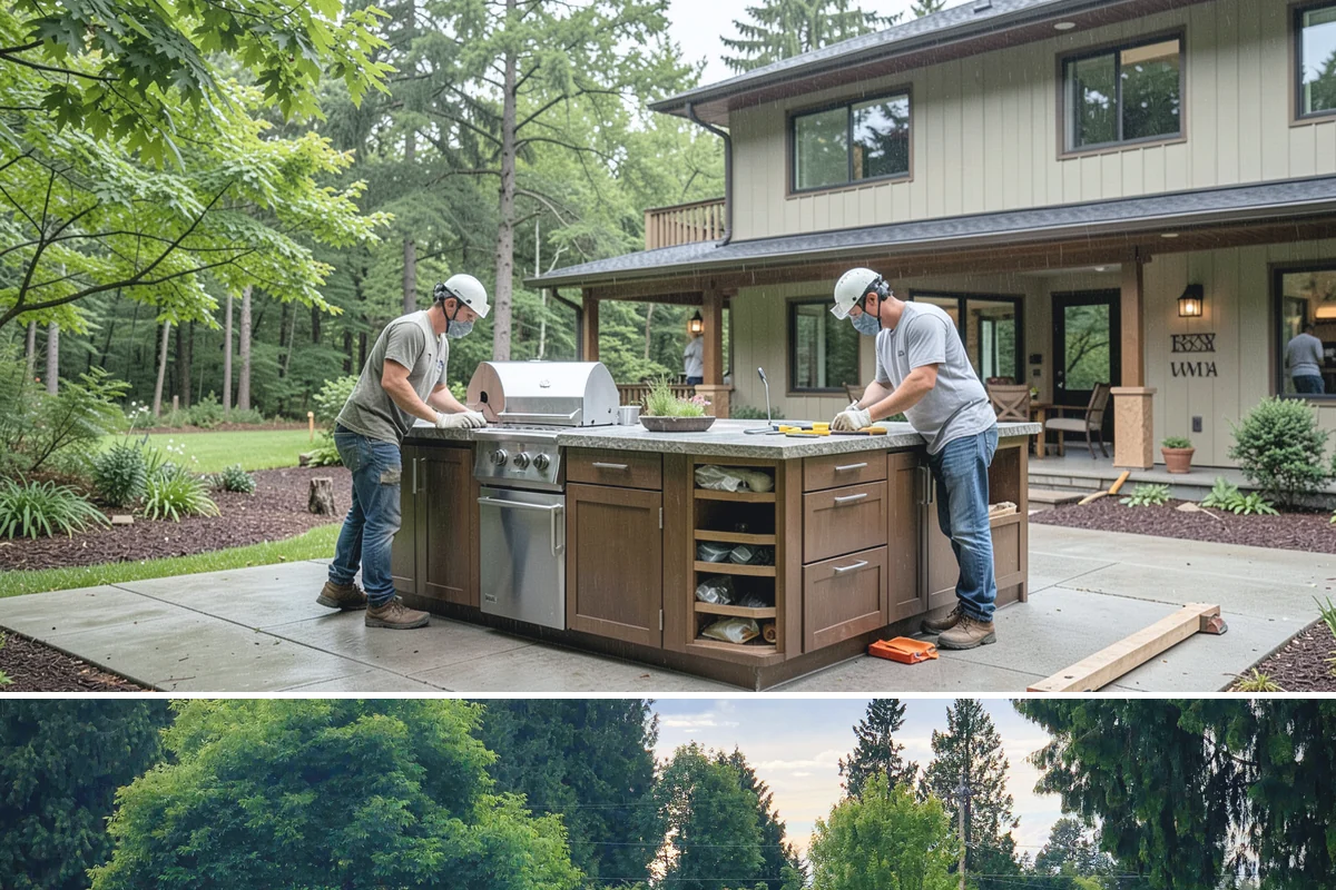 Pull-Out Shelf Installation in Bonney Lake, Pierce County, WA - Interior storage upgrades can be installed in any season with no weather dependency.
