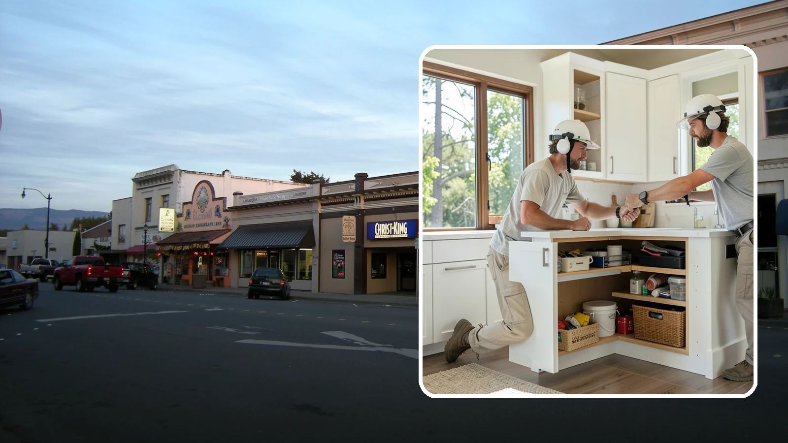 Pull-Out Shelf Installation in Burlington, Skagit County, WA - Adding roll-out shelves inside existing base cabinets so you can reach items in the back without bending and digging.