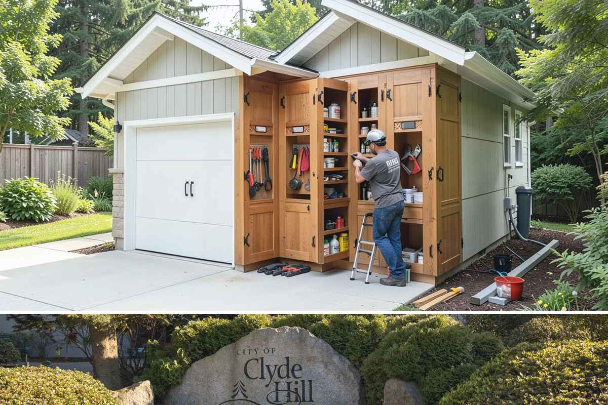 Pull-Out Shelf Installation in Clyde Hill, King County, WA - Interior storage upgrades can be installed in any season with no weather dependency.