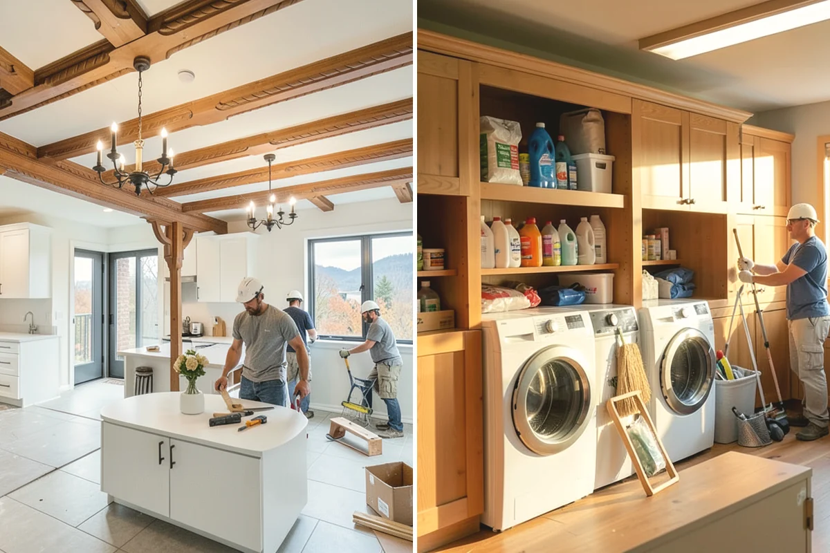 Pull-Out Shelf Installation in Covington, King County, WA - Measure cabinet interiors and openings