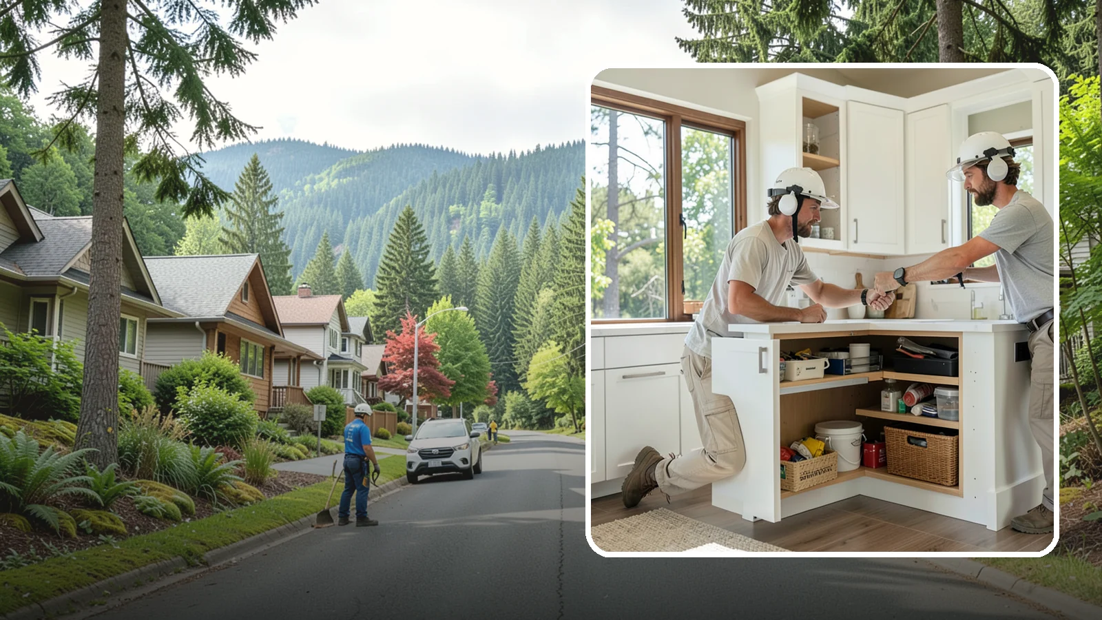 Pull-Out Shelf Installation in Darrington, Snohomish County, WA - Adding roll-out shelves inside existing base cabinets so you can reach items in the back without bending and digging.