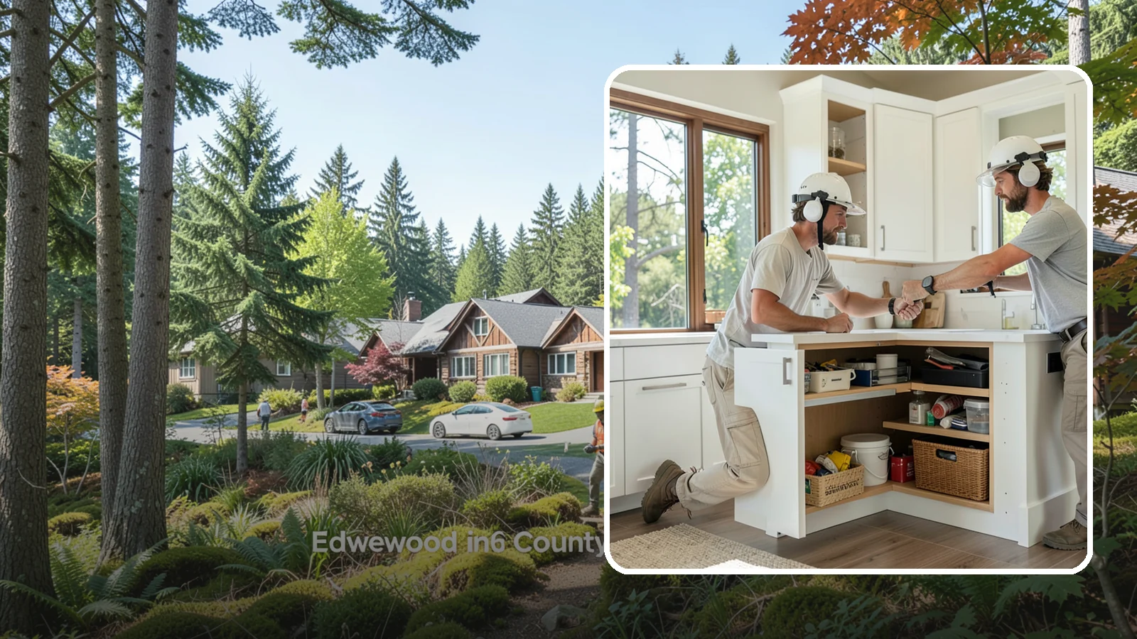 Pull-Out Shelf Installation in Edgewood, Pierce County, WA - Adding roll-out shelves inside existing base cabinets so you can reach items in the back without bending and digging.