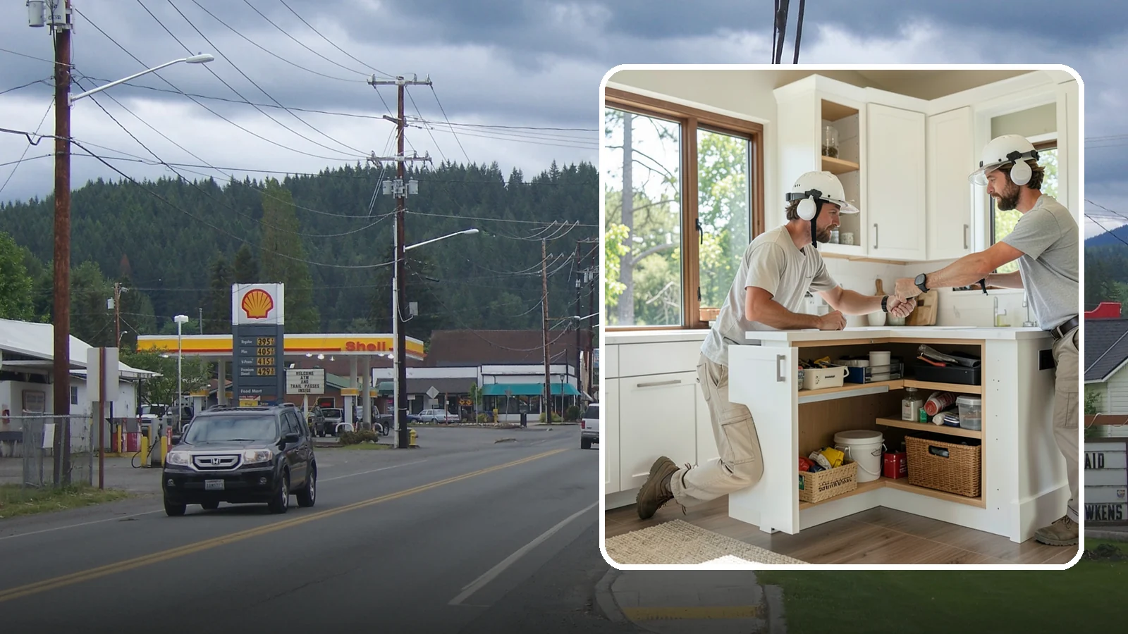 Pull-Out Shelf Installation in Granite Falls, Snohomish County, WA - Adding roll-out shelves inside existing base cabinets so you can reach items in the back without bending and digging.