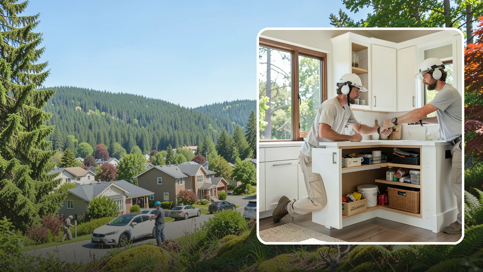 Pull-Out Shelf Installation in Index, Snohomish County, WA - Adding roll-out shelves inside existing base cabinets so you can reach items in the back without bending and digging.