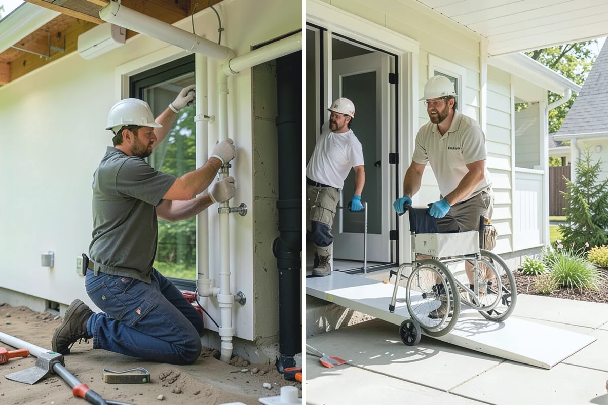 Pull-Out Shelf Installation in Medina, King County, WA - Measure cabinet interiors and openings