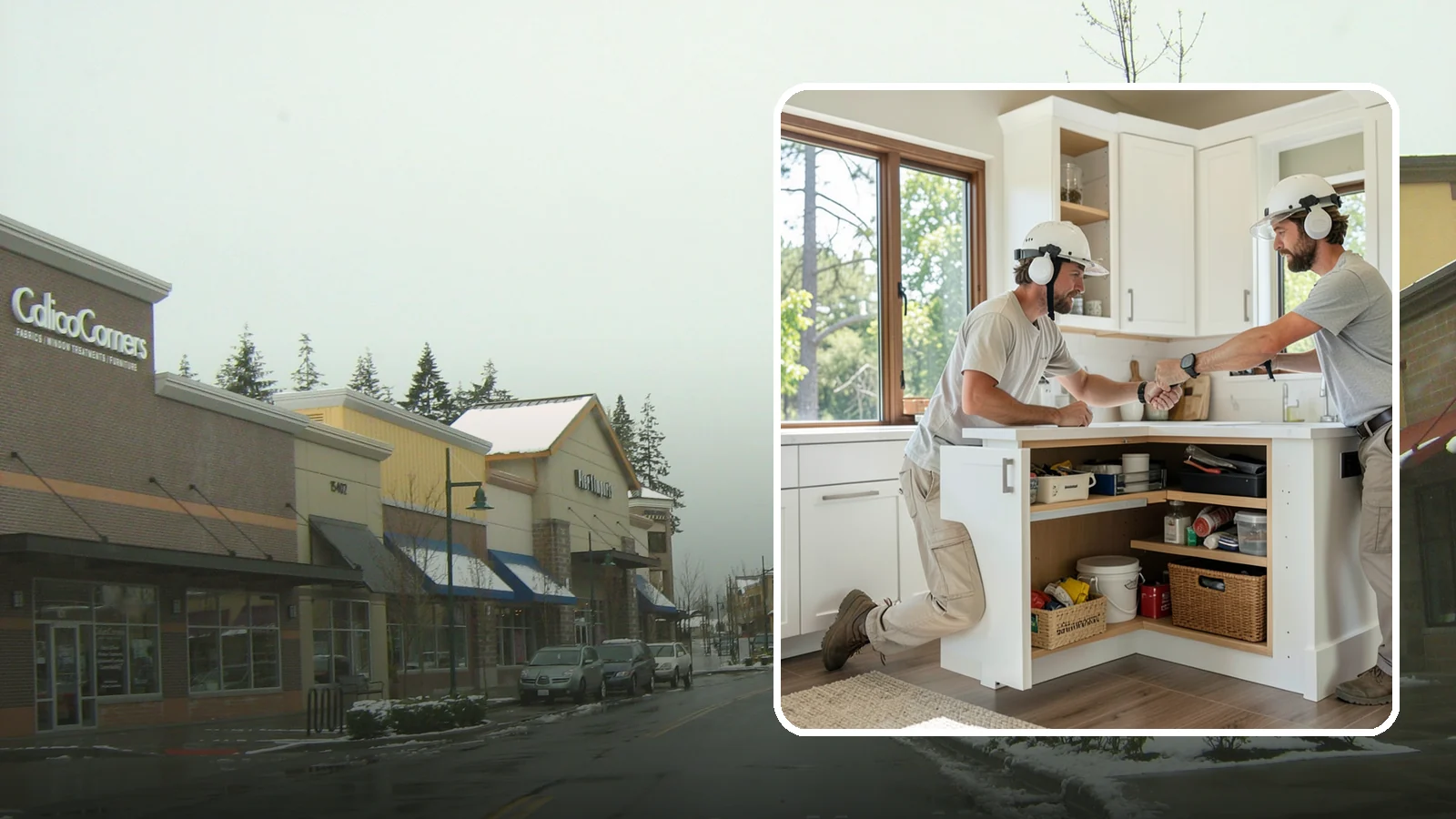 Pull-Out Shelf Installation in Mill Creek, Snohomish County, WA - Adding roll-out shelves inside existing base cabinets so you can reach items in the back without bending and digging.