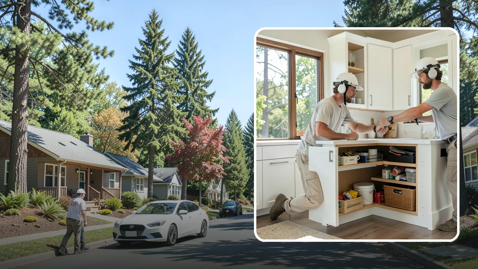 Pull-Out Shelf Installation in Orting, Pierce County, WA - Adding roll-out shelves inside existing base cabinets so you can reach items in the back without bending and digging.