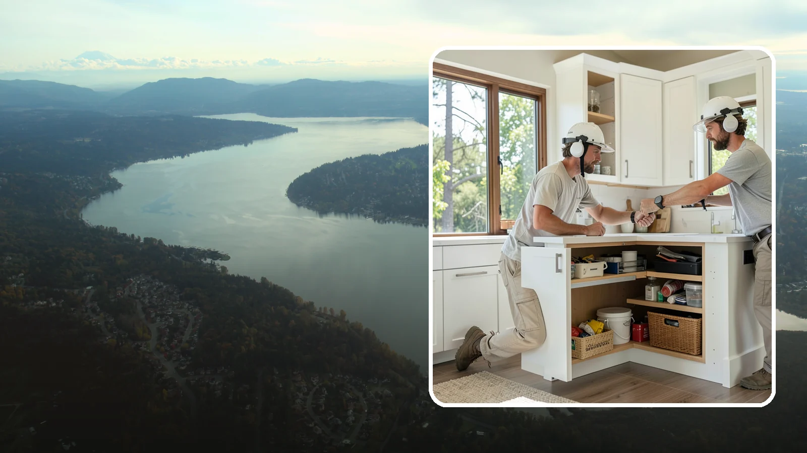 Pull-Out Shelf Installation in Sammamish, King County, WA - Adding roll-out shelves inside existing base cabinets so you can reach items in the back without bending and digging.