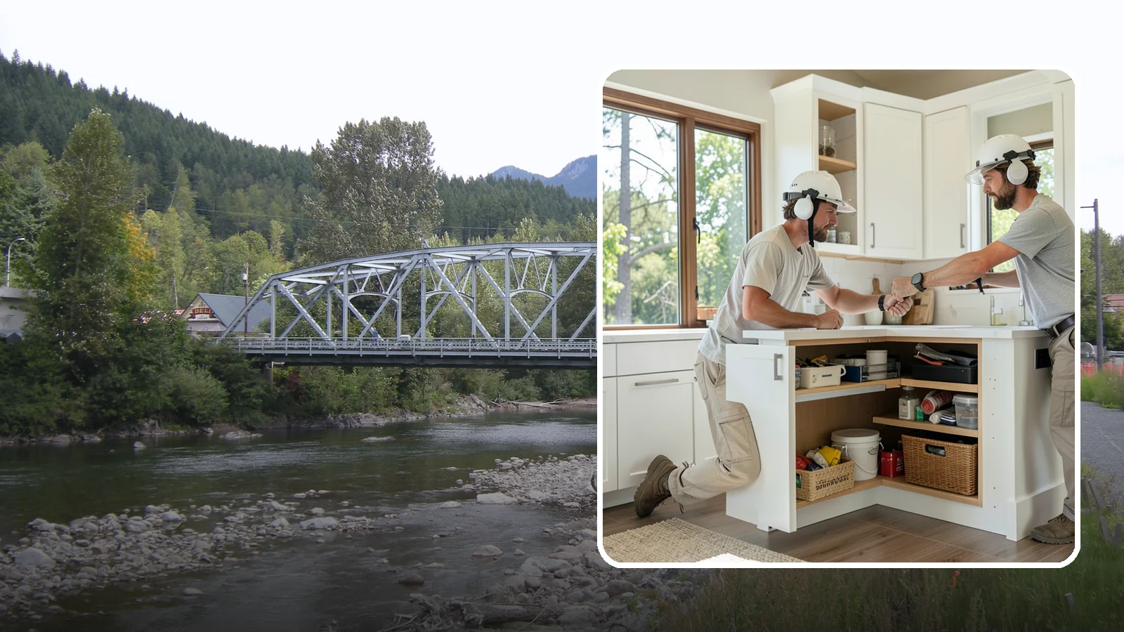 Pull-Out Shelf Installation in Skykomish, King County, WA - Adding roll-out shelves inside existing base cabinets so you can reach items in the back without bending and digging.