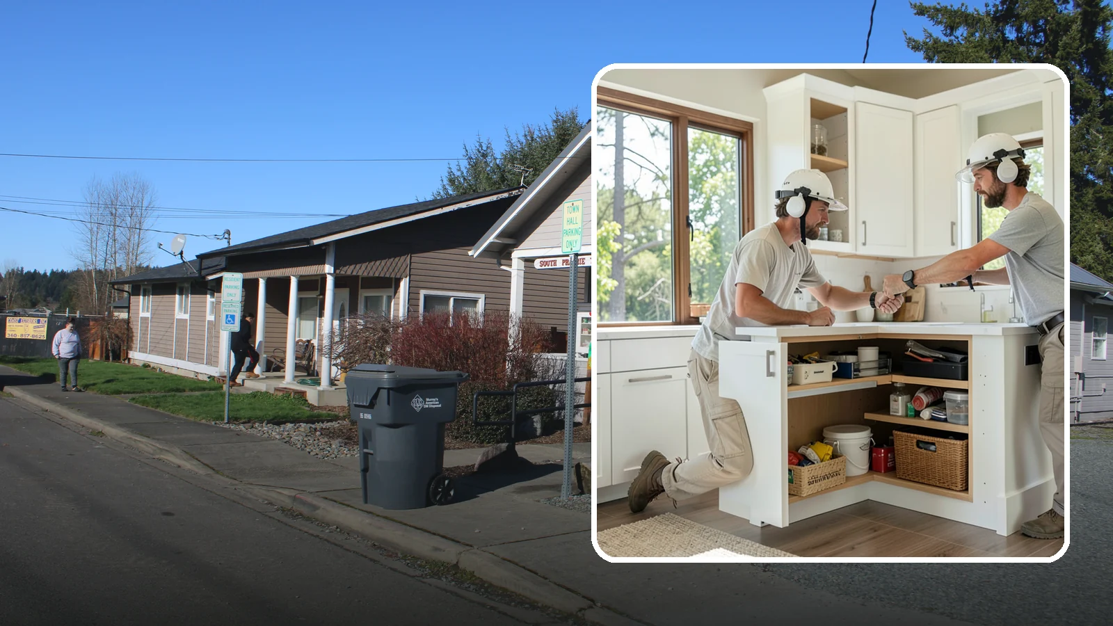 Pull-Out Shelf Installation in South Prairie, Pierce County, WA - Adding roll-out shelves inside existing base cabinets so you can reach items in the back without bending and digging.