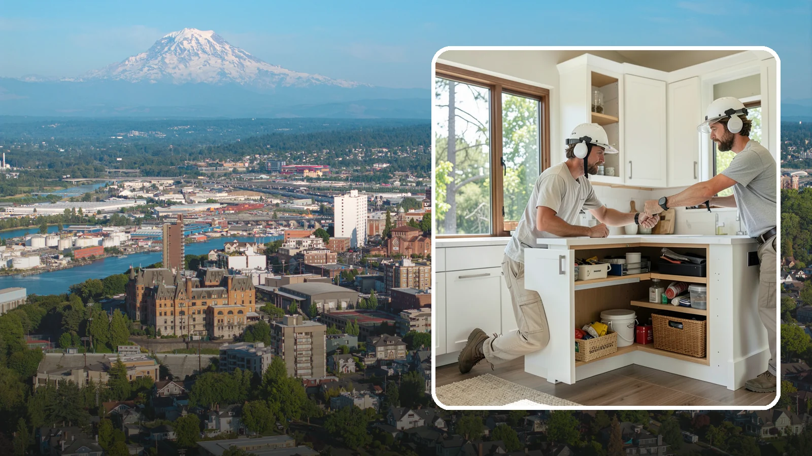 Pull-Out Shelf Installation in Tacoma, Pierce County, WA - Adding roll-out shelves inside existing base cabinets so you can reach items in the back without bending and digging.