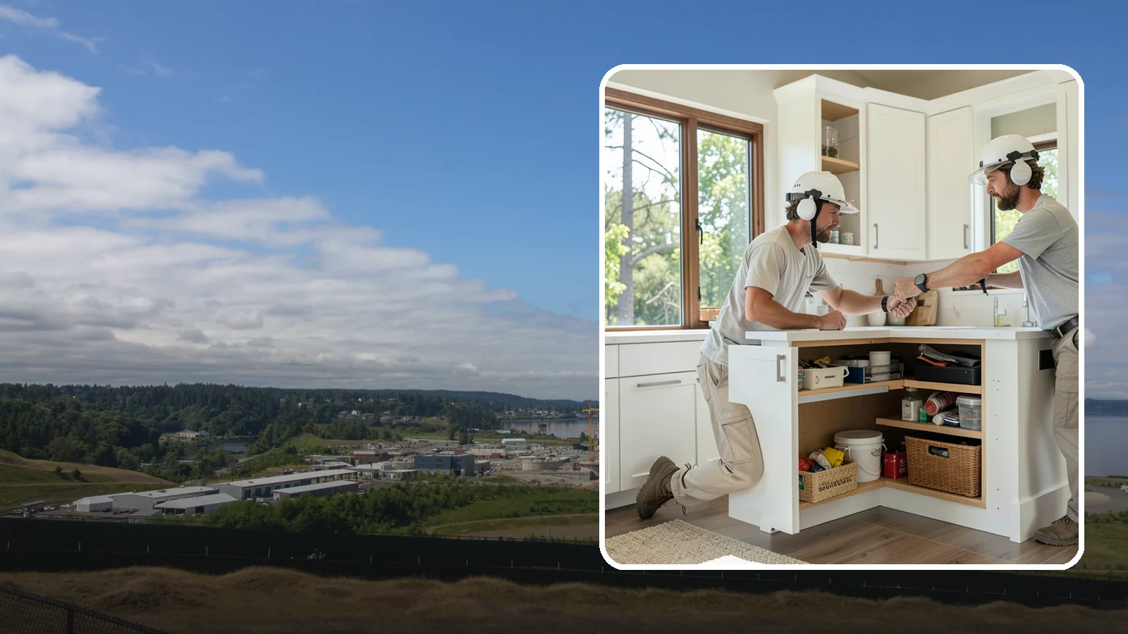 Pull-Out Shelf Installation in University Place, Pierce County, WA - Adding roll-out shelves inside existing base cabinets so you can reach items in the back without bending and digging.