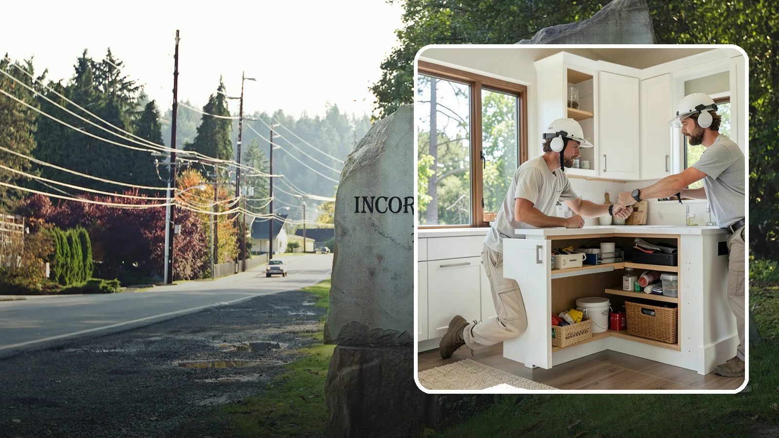 Pull-Out Shelf Installation in Wilkeson, Pierce County, WA - Adding roll-out shelves inside existing base cabinets so you can reach items in the back without bending and digging.