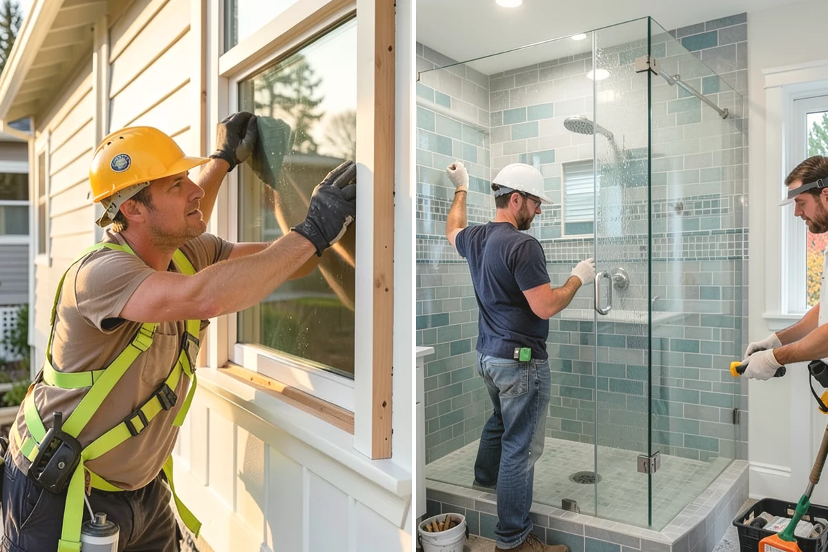 Pull-Out Shelf Installation in Yarrow Point, King County, WA - Measure cabinet interiors and openings