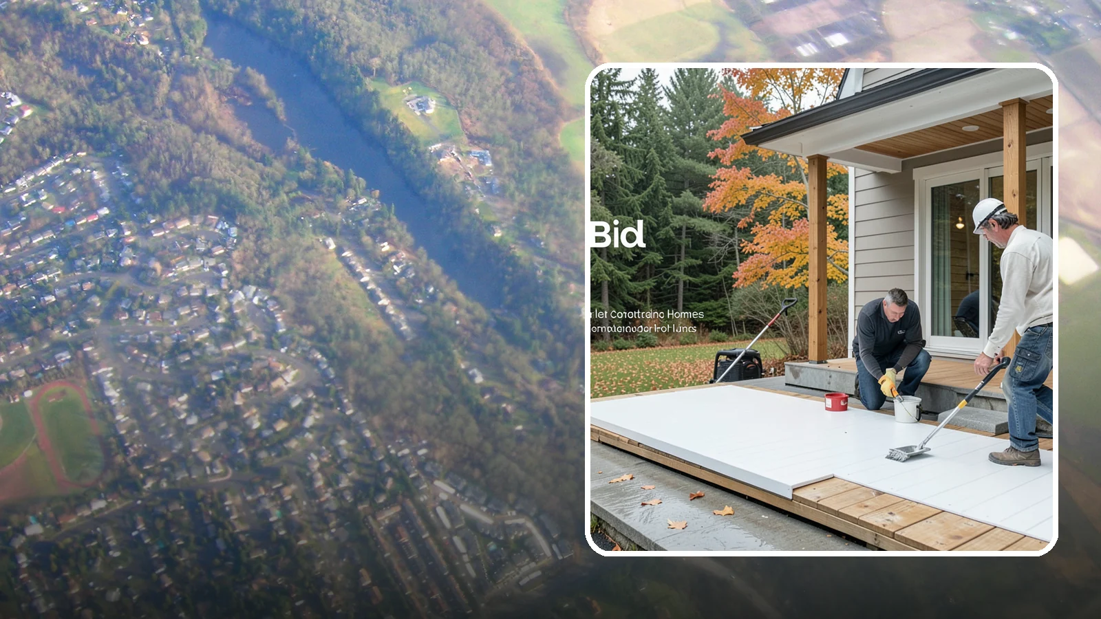 PVC Deck Installation in Algona, King County, WA - Fully synthetic PVC decking that offers the ultimate moisture defense for rainy Puget Sound yards.