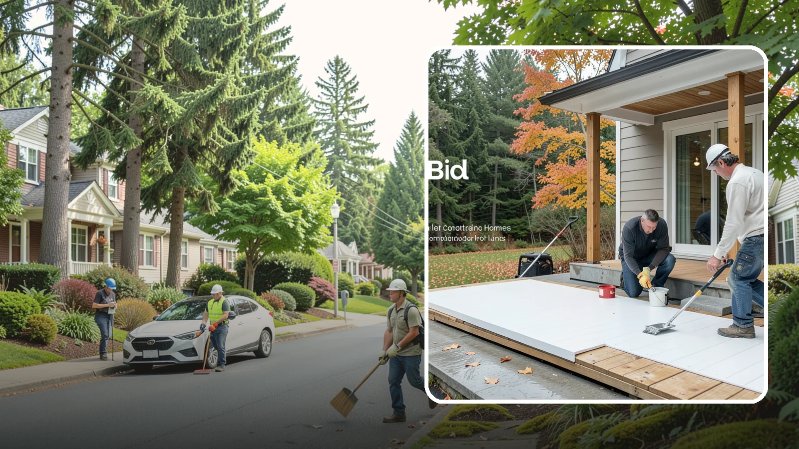 PVC Deck Installation in Beaux Arts Village, King County, WA - Fully synthetic PVC decking that offers the ultimate moisture defense for rainy Puget Sound yards.