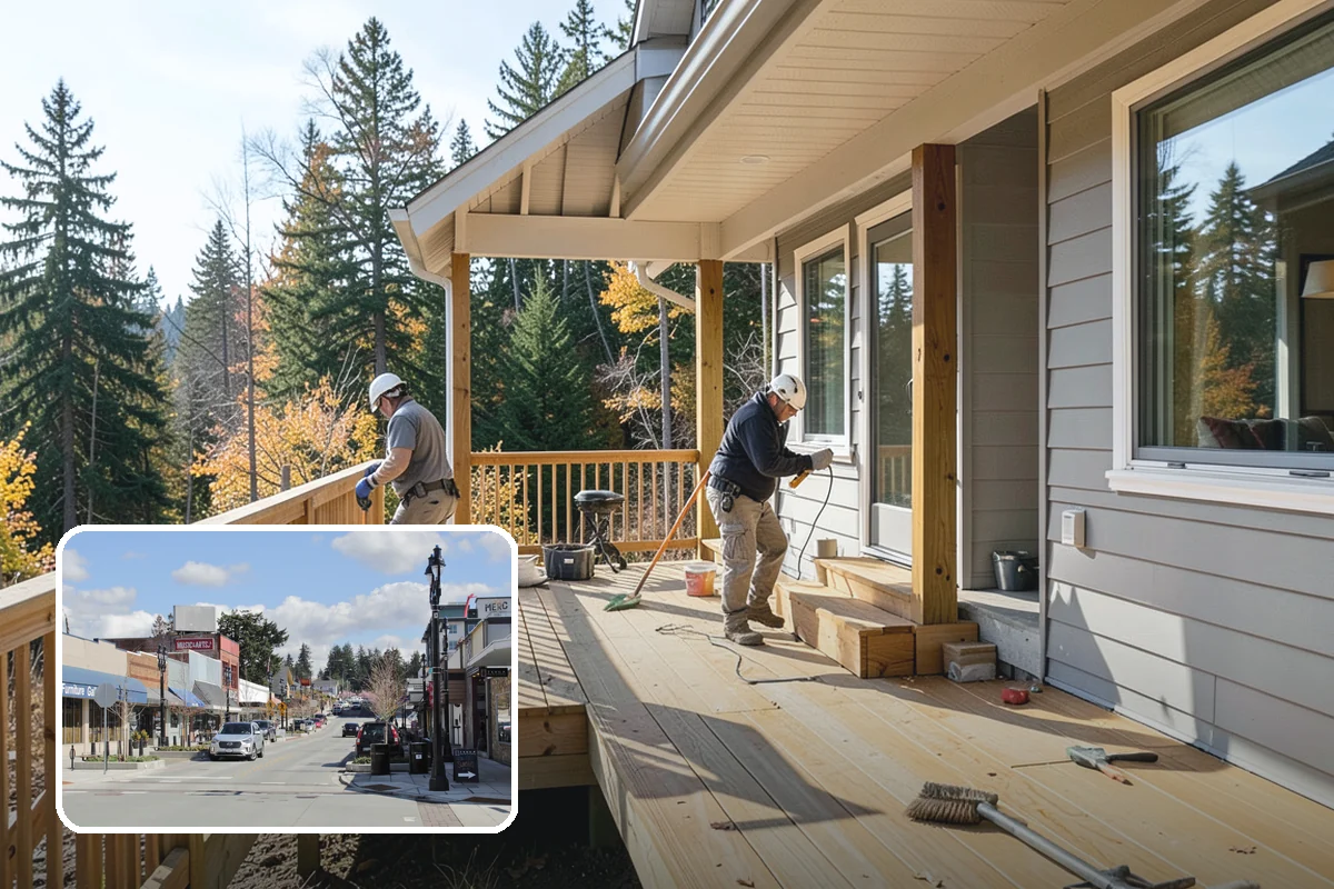 PVC Deck Installation in Bothell, King County, WA - One hundred percent synthetic core is impervious to rot and moisture