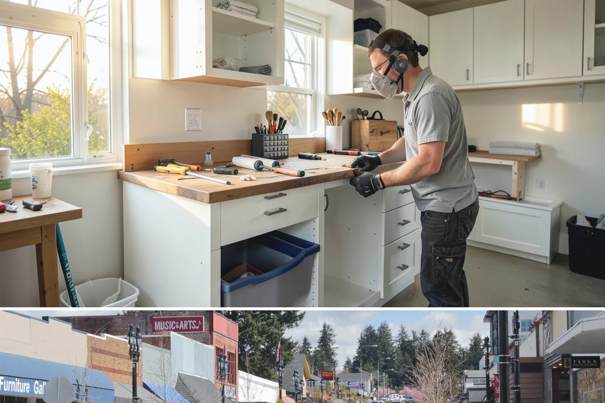 PVC Deck Installation in Bothell, King County, WA - PVC installs cleanly in any weather, making it a reliable choice even during our wetter months.