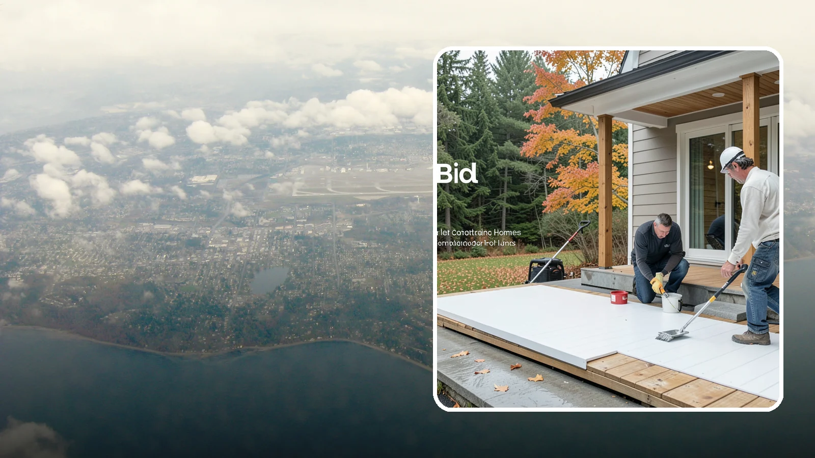PVC Deck Installation in Burien, King County, WA - Fully synthetic PVC decking that offers the ultimate moisture defense for rainy Puget Sound yards.